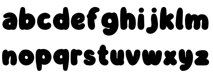 Babelgam Font LOWERCASE