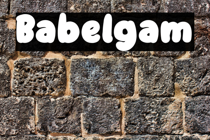 Babelgam フォント examples