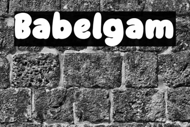 Babelgam フォント examples