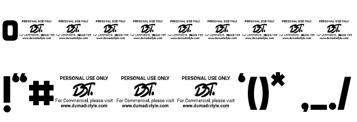 Babell Bold Font OTHER CHARS
