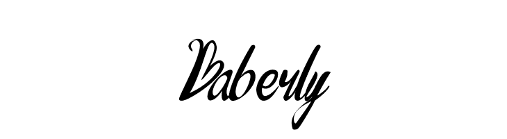 Baberly  font caratteri gratis