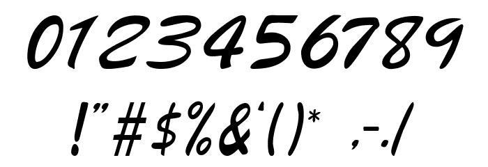 Baberly Font OTHER CHARS