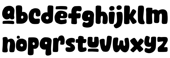 Baberry Font LOWERCASE