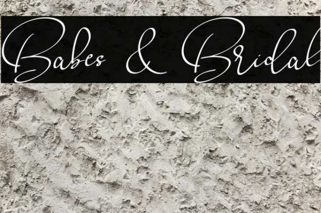 Babes & Bridal Example 3