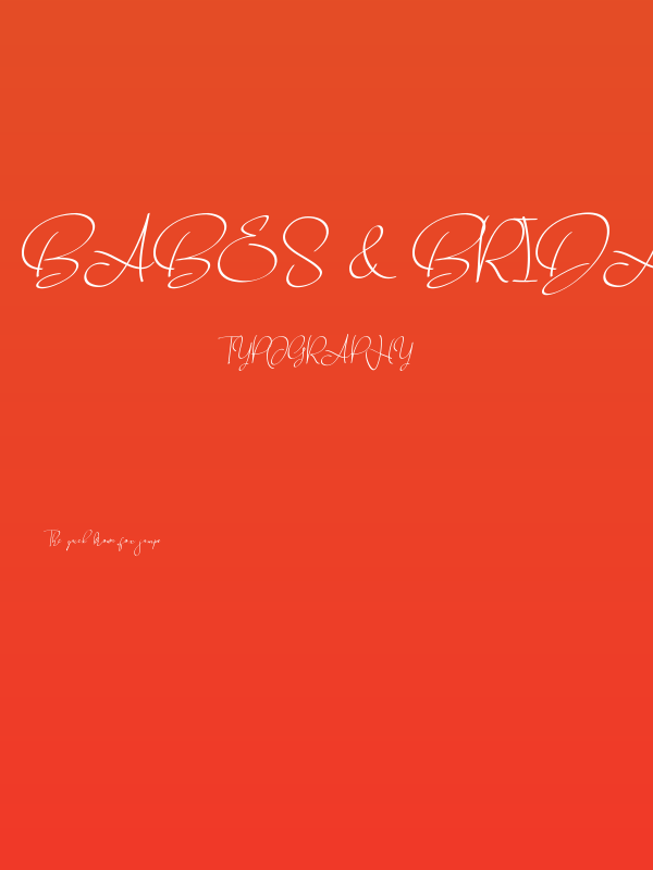 Babes & Bridal Poster