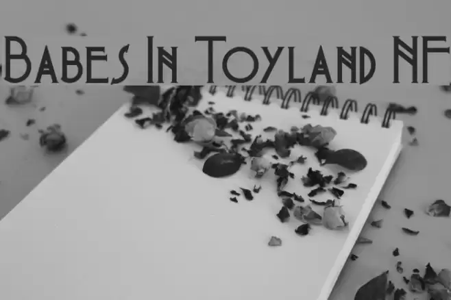 Babes In Toyland NF Шрифта examples