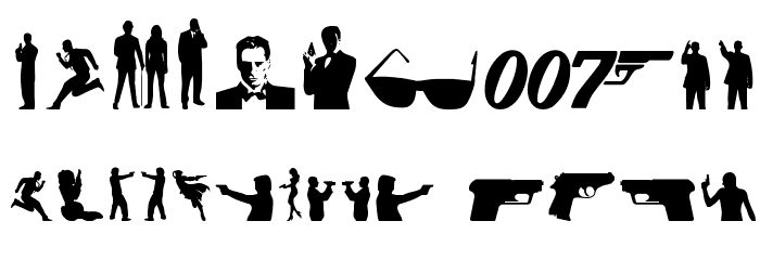 Babes and Bond Font OTHER CHARS