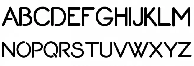 Babet Demo Font Litere mari