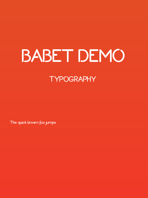 Babet Demo Poster