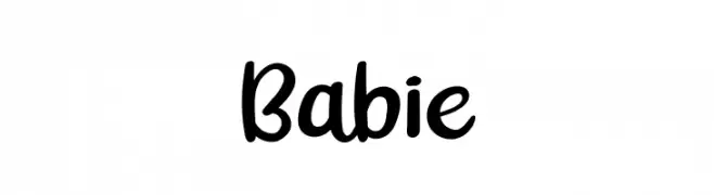 Babie  नि: शुल्क फ़ॉन्ट्स डाउनलोड