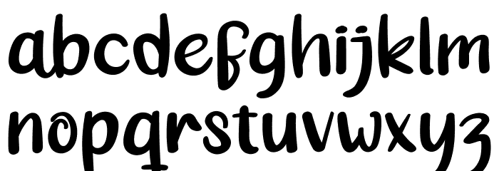Babie Font LOWERCASE