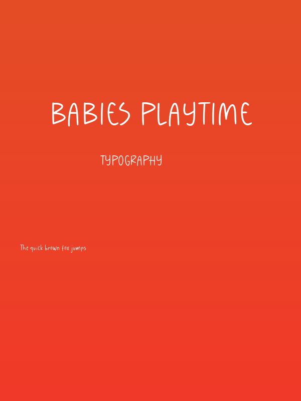 Babies Playtime Poster