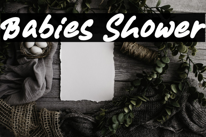 Babies Shower Example 1