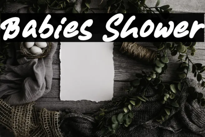 Babies Shower Example 1