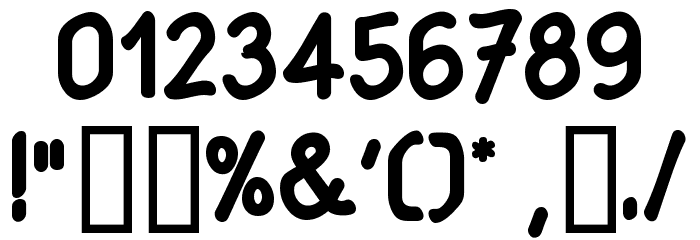 Babiole Bold Font OTHER CHARS