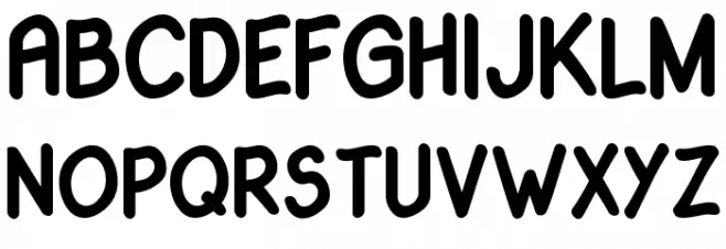 Babiole Bold Schriftart Groß