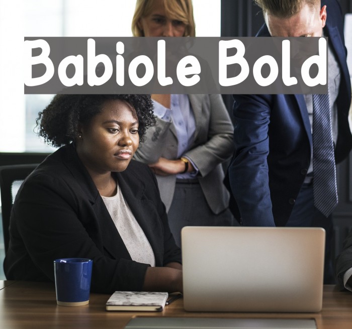 Babiole Bold Font examples