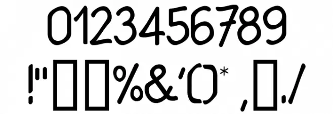 Babiole Light Font OTHER CHARS