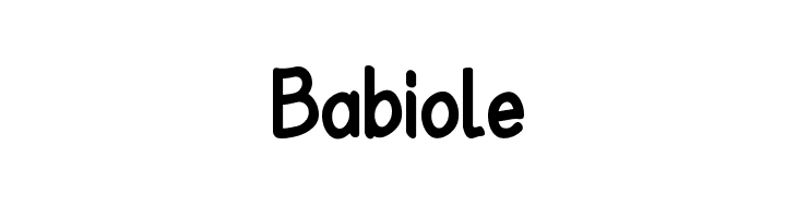 Babiole Шрифта