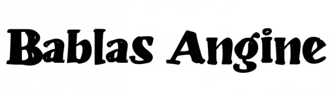 Bablas Angine  Fuentes Gratis Descargar