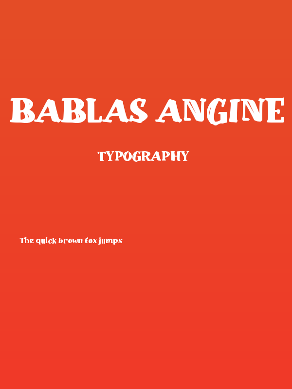 Bablas Angine Poster