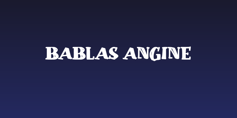 Bablas Angine Social Header