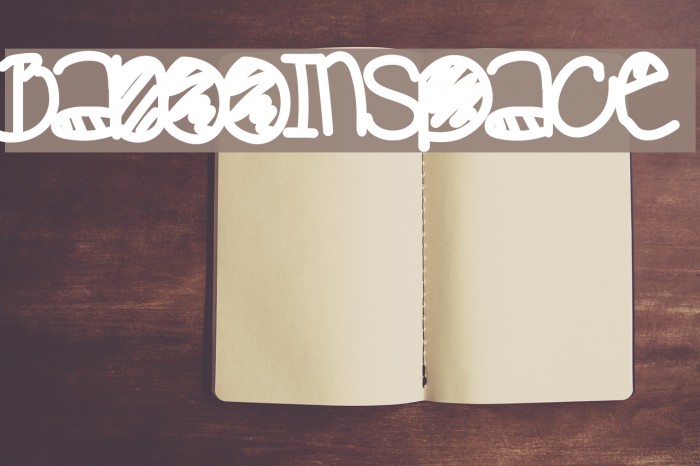 BabooInSpace Font examples