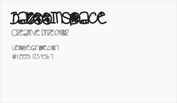 BabooInSpace Business Card