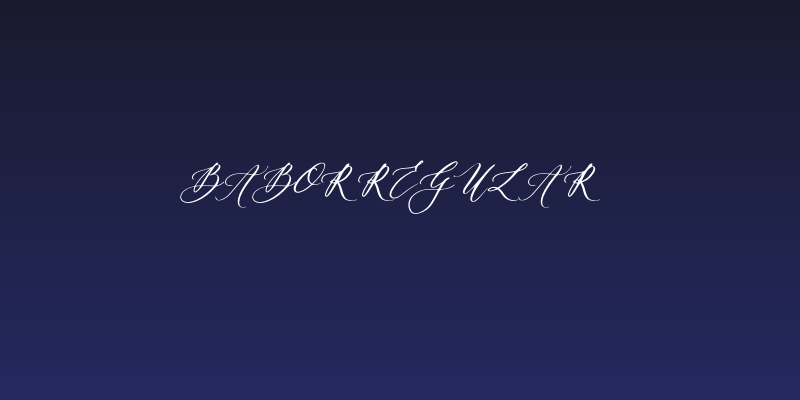 BaborRegular Social Header
