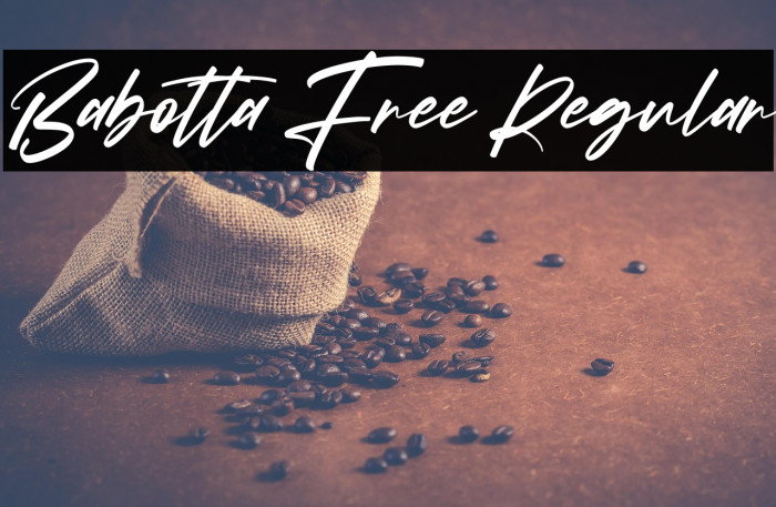 Babotta Free Regular Example 2
