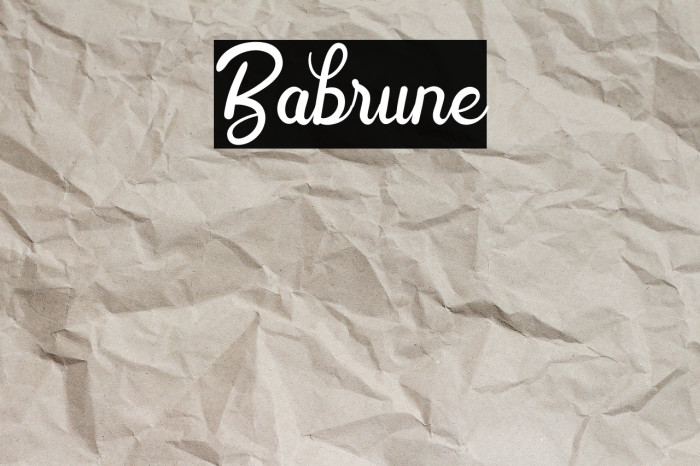 Babrune Example 2