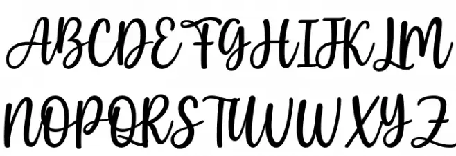 Baby Aletha Schriftart Groß