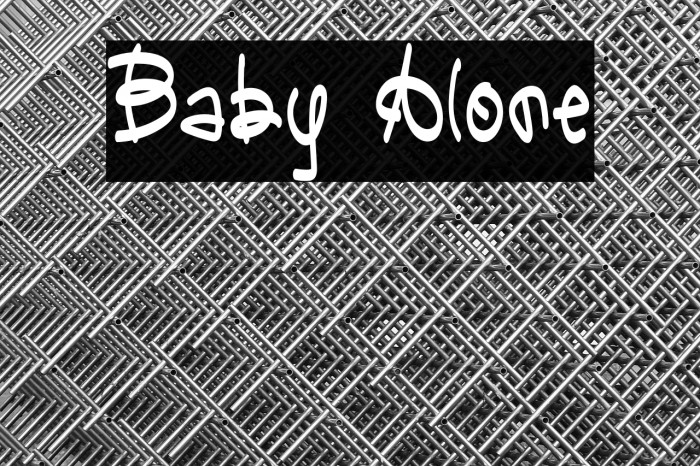 Baby Alone Example 3