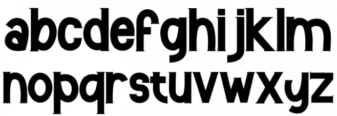 Baby Angel خط أحرف صغيرة