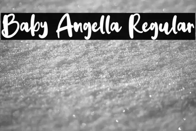 Baby Angella Regular Font examples
