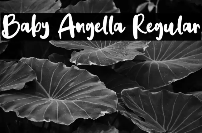 Baby Angella Regular Font examples