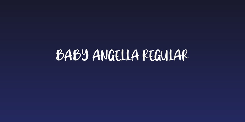 Baby Angella Regular Social Header