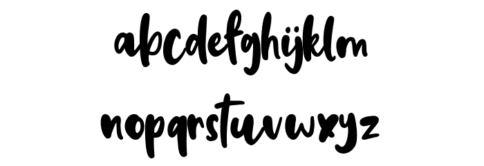 Baby Angella Regular Font Litere mici