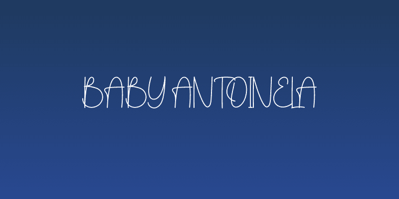 Baby Antoinela Social Header
