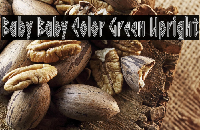 Baby Baby Color Green Upright Example 1