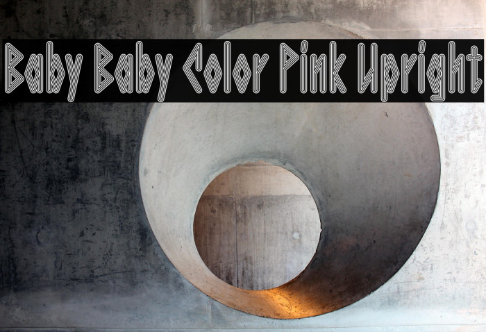 Baby Baby Color Pink Upright Example 2