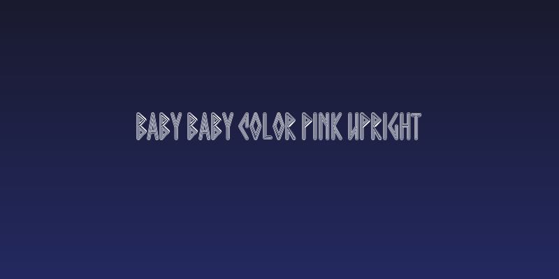 Baby Baby Color Pink Upright Social Header