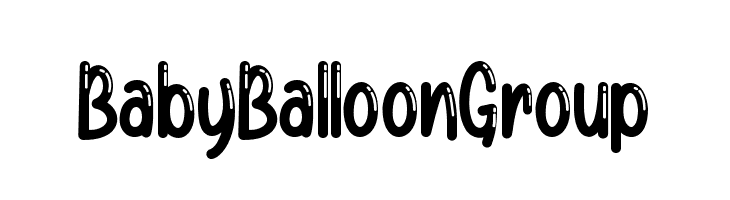 Baby Balloon Group  नि: शुल्क फ़ॉन्ट्स डाउनलोड