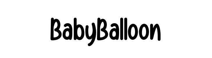 Baby Balloon  font caratteri gratis