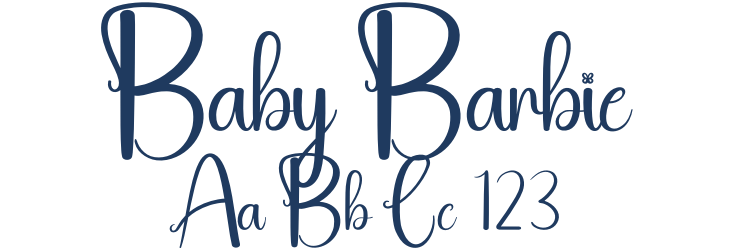 Baby Barbie Font Preview