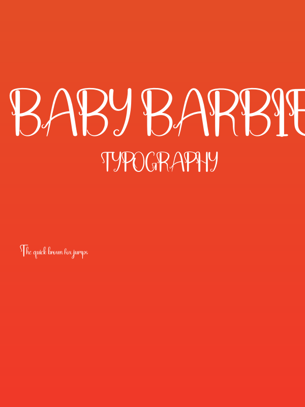 Baby Barbie Poster