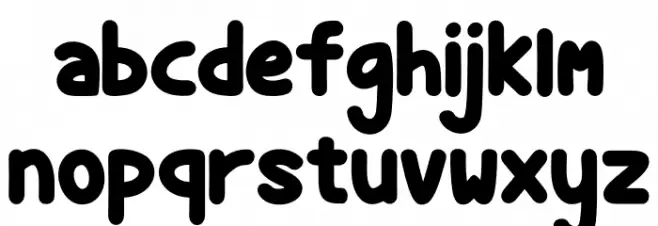 Baby Bears خط أحرف صغيرة