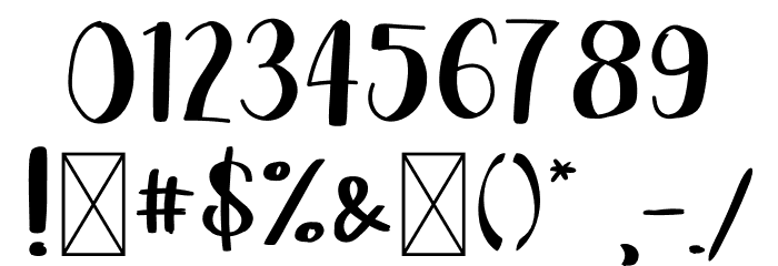 Baby Biscuit Font OTHER CHARS