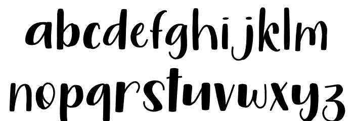 Baby Biscuit Font LOWERCASE