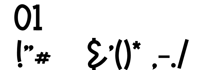 Baby Bloom - Personal Use Font OTHER CHARS